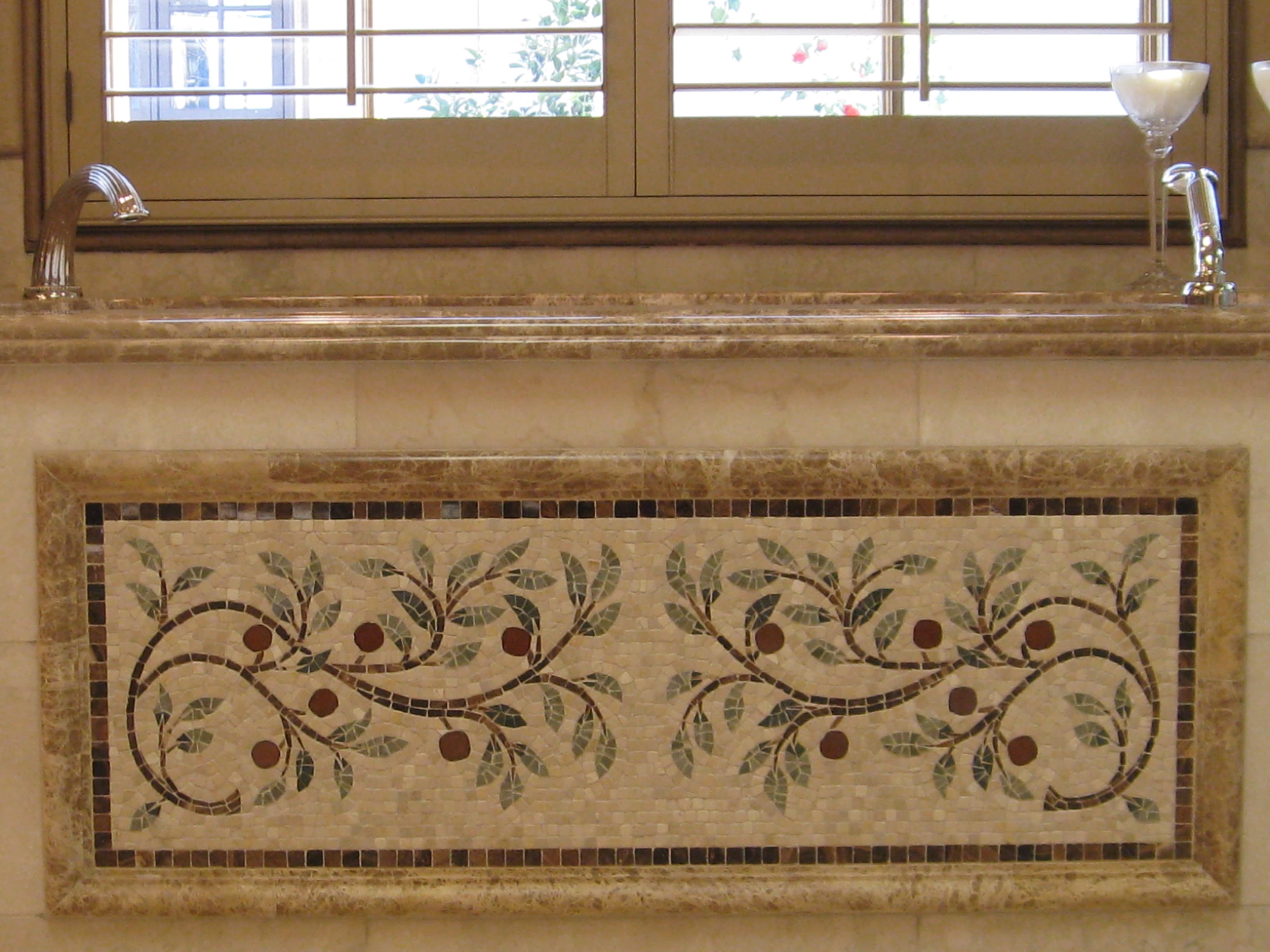 Spa Tub Mosaic