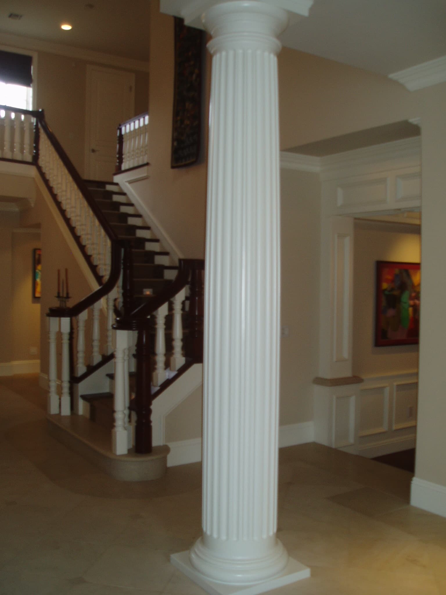 Foyer Column & Staircase