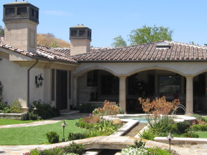 Outdoor living distant